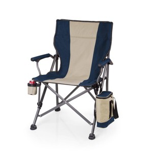 Oniva 2pc Outlander Portable Camping Chair with Cooler - Navy Blue - 1 of 4