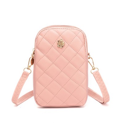 Boersma All-Match Simple Crossbody Bag – Vertical One Shoulder Purse, Minimalist Small Messenger Bag for Women Daily & Travel