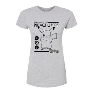 Women's - Pokémon - Electric Type Fitted Graphic T-Shirt - 1 of 3