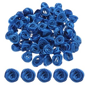 Unique Bargains Polyester Lightweight Smooth Texture Durable Ribbon Roses 100 Pcs - 1 of 4