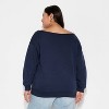 Women's Off the Shoulder Sweatshirt - Wild Fable™ - 3 of 3