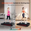 Naysaye Portable Incline Treadmill Incline Full Deck Design Shock Absorption for Home Office, Black and Gray, 38"*20.9"*6.5" - 2 of 4