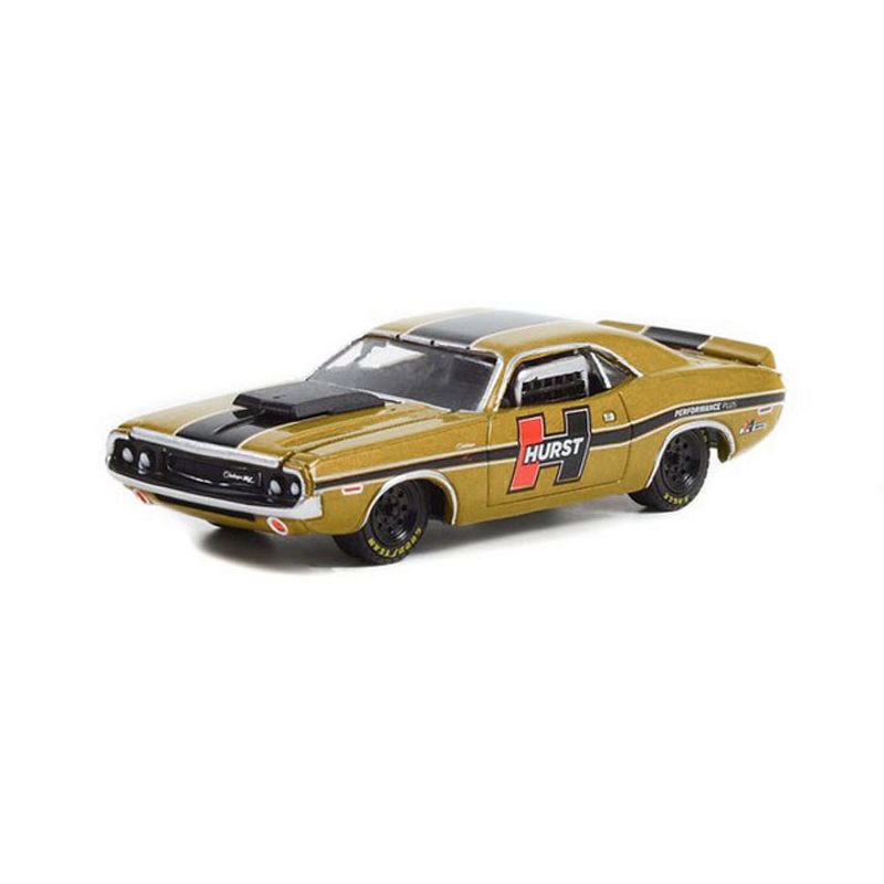 Greenlight Collectibles 1/64 1970 Dodge Challenger RT, Hurst Performance, Running on Empty Series 14 41140-C, 1 of 3