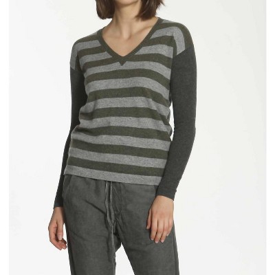 Women's Wo's Luxe Stripe V-neck - LABEL+thread