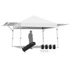10x17Ft Pop Up Canopy with Adjustable Awnings, Outdoor Canopy Tent with Wheeled Carry Bag, Sandbags, Instant Beach Sun Shelter for Party Beach Camping - 3 of 4