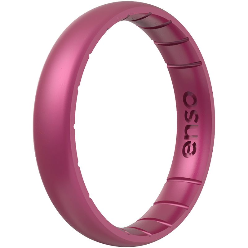 Enso Rings Thin Birthstone Series Silicone Ring, 1 of 6