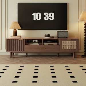 KIGFTSOD Wood Fashionable TV Stand for 75" TVs – TV Cabinet with Soft-Closing & Drop-Down Doors, Modern Consoles for Living Room, Bedroom - 1 of 4
