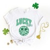Simply Sage Market Women's Lucky Vibes Smiley Short Sleeve Graphic Tee - 3 of 4
