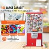 VEVOR Gumball Machine for Kids, 21" Height Home Vending Machine, PS Bouncy Balls Dispenser, Hold 180 Capsule Toys, Rectangle Bubble Gum Machine - 3 of 4