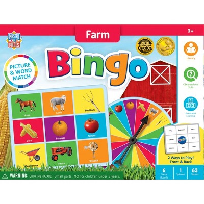 Masterpieces Kids Games - Farm Bingo Game For Kids. : Target