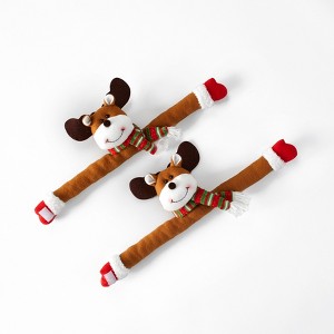 The Lakeside Collection Christmas Curtain Tie Backs - Holiday Festive Décor - Set of 2 - 1 of 3