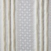 Wikineon 2pk Poly Printed Curtain Panel with Tufted Stripe White/Taupe 2-PK 50x95 Multicolor - 2 of 4