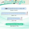 Unique Bargains Aluminum Alloy Rulers with Centimeters Millimeters Inches and Conversion Table - 2 of 4