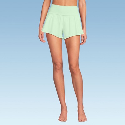 Lands' End Women's 3" Pinchless Flutter Swim Short with Panty