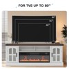 Gymojoy 71" Electric Fireplace TV Stand, Entertainment Center with LED Lights,Remote Control - 4 of 4