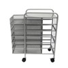YIYIBYUS Rolling File Cabinet with 6 Drawers, Craft Cart Organizer with Wheels - 4 of 4