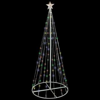 Northlight 9' White Led Lighted Show Cone Christmas Tree Outdoor ...