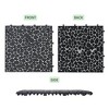 Dolonm 12"x12" Black Interlocking Deck Tiles – Plastic, Waterproof & Anti-Slip for Patio, Balcony, Shower - 3 of 4