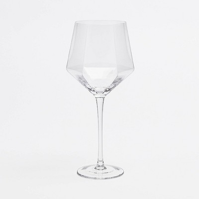 over&back 17.6 fl oz Facet Stemmed Wine Glass