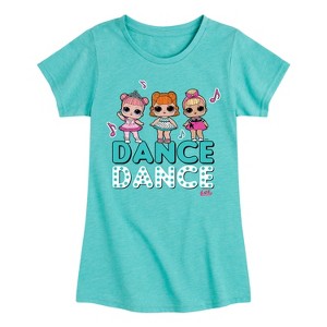 Girls' - LOL Surprise! - Dancing Dolls Dance Fitted Short Sleeve Graphic T-Shirt - 1 of 4