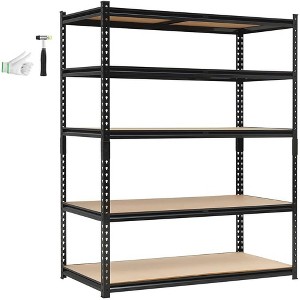 5-Tier Heavy Duty Garage Shelving Units, Adjustable Storage Shelves,Loads 2000 LBSS,Garage Storage Shelving, Metal Storage Utility Rack Shelf Unit - 1 of 4