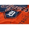 MLB Detroit Tigers Painted Plate Ultra Soft Blanket: Sports Team Logo Throw - 2 of 3