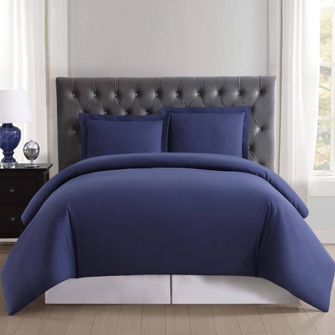 Truly Soft Everyday Twin Extra Long Duvet Cover Set Navy Target