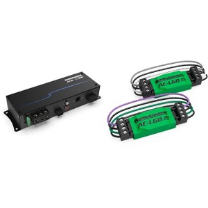 Audio Control ACM-1.300 Monoblock Micro Amplifier with Accubass with 1 Pair AudioControl AC-LGD 20 Load generating device - 1 of 4