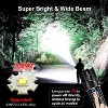MaseiKar Flashlight 2000 High Lumens Rechargeable - 30W Super Bright LED Flash Light | 5000ft Beam & 12H Long Lasting USB C High Powered ,black - 2 of 4