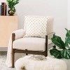 Deny Designs Evanjelina and Co Vintage French Flower Cream Square Indoor Throw Pillow - 2 of 4