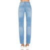 Wax Jeans Women's High Waisted Straight Leg Repreve Denim Jeans - 3 of 3