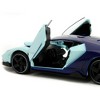 Lamborghini Centenario Light Blue and Purple "Pink Slips" Series 1/32 Diecast Model Car by Jada - 3 of 4