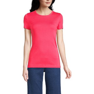 Lands' End Women's Cotton Rib T-shirt - 1 of 4