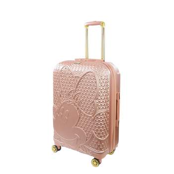 Disney Ful Textured Minnie Mouse 25in Hard Sided Rolling Luggage