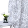 Paisley Floral Kitchen Tier Curtains for Bathroom Cafe Bedroom - 3 of 4