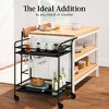 Generic Rolling Bar Cart, Mobile Home Bar Serving Cart - 3 of 4