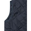 Allegra K Women's Stand Collar Lightweight Gilet Quilted Zip Vest - 4 of 4