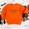 S.W.Smiley Resting Witch Face Typewriter - Women's Graphic Sweatshirt - 2 of 4