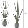 Tall Faux Cactus Plant in Pot, Realistic Large Fake Cactus for Indoor Outdoor Home Office Decor, Living Room, Bedroom, Porch - 3 of 4