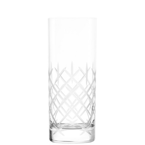 Set Of 4 Club Highball Drinkware 13.75oz Glasses - Stolzle Lausitz