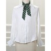 Allegra K Women's Skinny Silky Polka Dot Waistband Long Narrow Neckscarf Bag Handle Accessory 1 Pc - 2 of 4