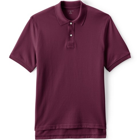 Stitch Half Sleeve Polo Shirt For Men - Light Maroon - POLO - 026