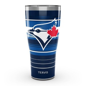 MLB Toronto Blue Jays 30oz Hype Stripes Stainless Steel Tumbler - 1 of 4