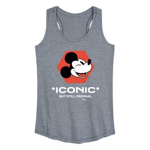 Women's - Disney - Iconic But Still Original Graphic Racerback Tank - 1 of 4