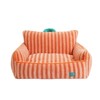 ZEZE Striped Furniture Style Sofa Cat Bed - 2 of 4