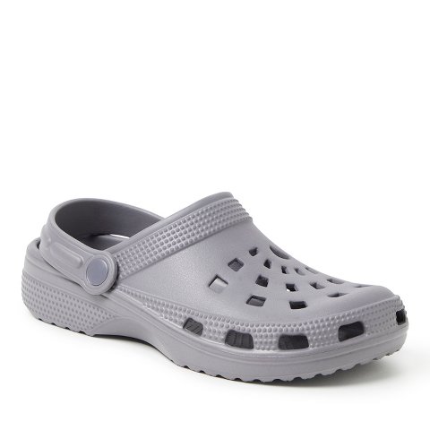 Женские сабо Dearfoams EcoCozy Women's Sustainable Clog - Medium Grey Size 9