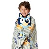 BBC Studios Bluey Fun Silk Touch Throw Blanket 50X60 inches and Hugger Set 11 inches - 2 of 4