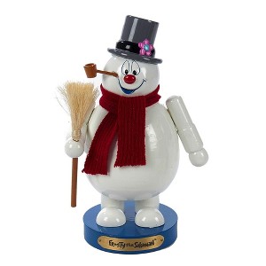 Kurt Adler 10-Inch Wooden Frosty the Snowman Nutcracker - 1 of 4