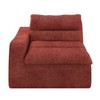 DOMETOUR Lazy Floor Sofa, Modern Floor Lounge Chair with Left Arm, Comfortable Beanbag Sofa for Living Room Bedroom Office - Orange - 4 of 4