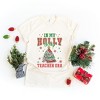 Simply Sage Market Women's Holly Jolly Teacher Era Short Sleeve Graphic Tee - 3 of 4
